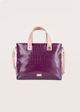 Bessie crossbody shopping bag VIOLA AMARANTOROSA ROMANTICOMARRONE CASTAGNAVERDE POKER Woman image number 1