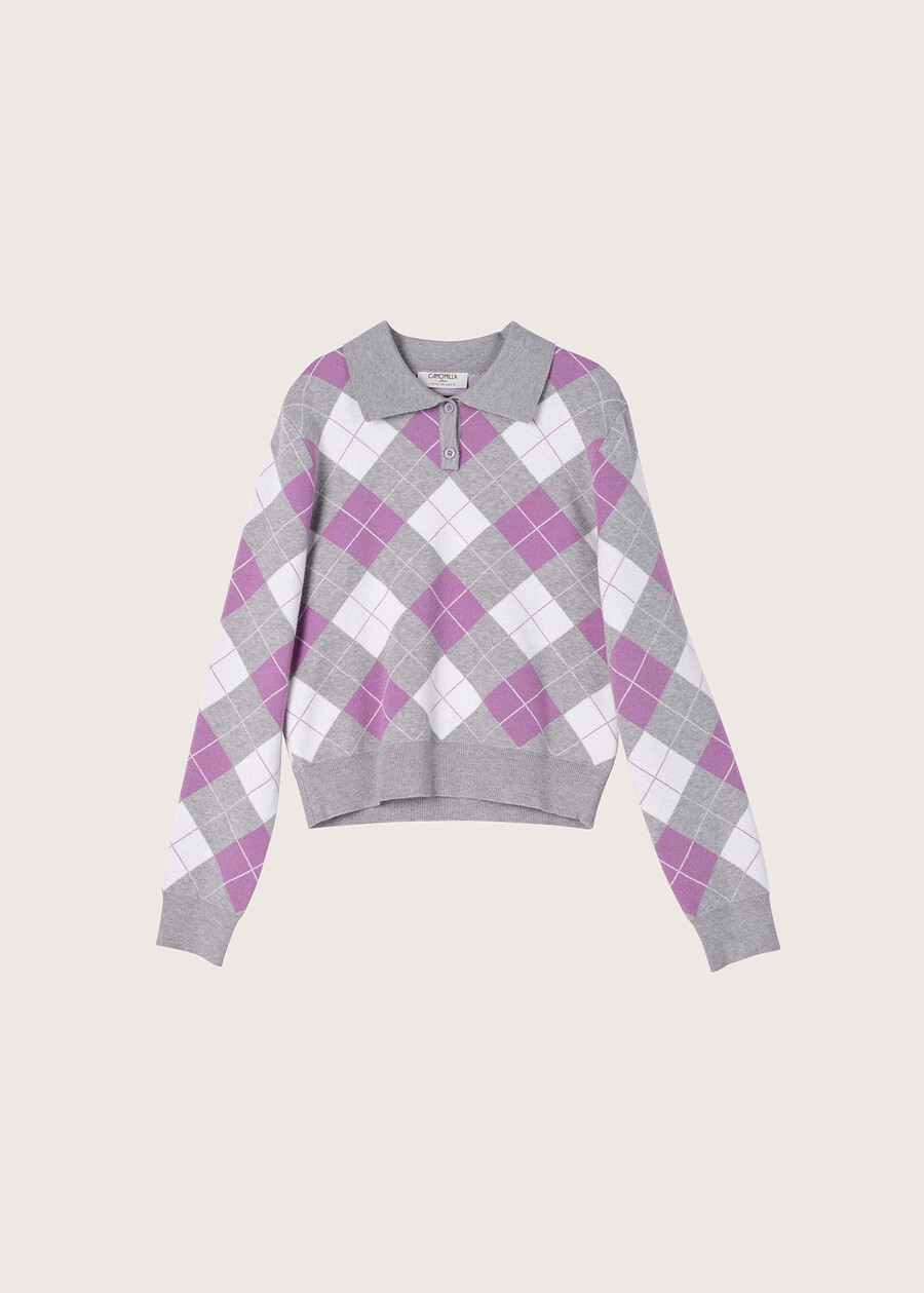Maglia Magic modello polo GRIGIO LIGHT GREY Donna , immagine n. 5