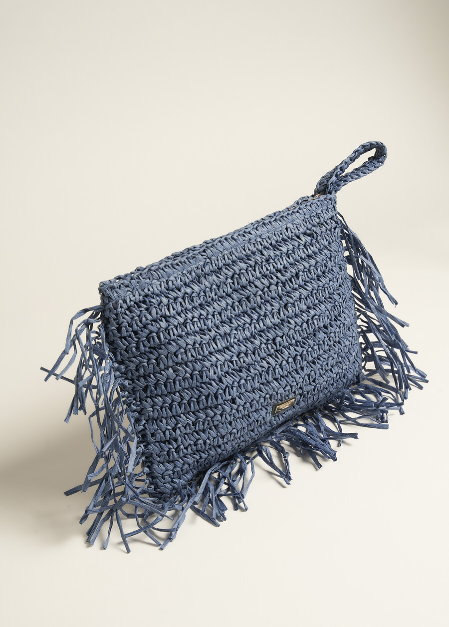 Pochette Biglia In Paglia ROSA QUARZOBLU OTTANIO Donna , immagine n. 3