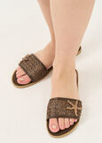 Sandalo Sea Star con strass MARRONE Donna immagine n. 1