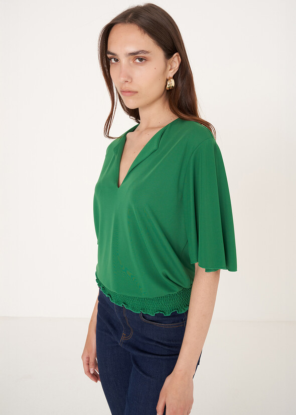 Blusa Celina in jersey VERDE GARDEN Donna null