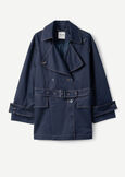 Ted cotton trench coat BEIGEBLU Woman image number 5