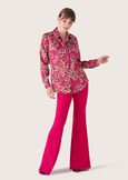 Camicia Alessia in tessuto satin VIOLA BEGONIAVERDE POKER Donna immagine n. 4