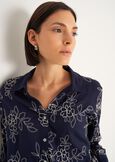 Camicia Callie con ricamo floreale BLU MIDNIGHT Donna immagine n. 2