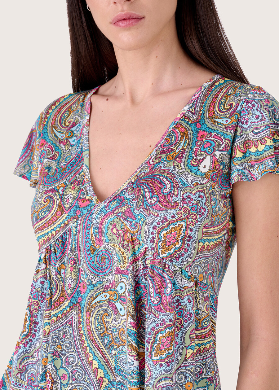 Sery patterned t-shirt BLU SURF Woman , image number 2