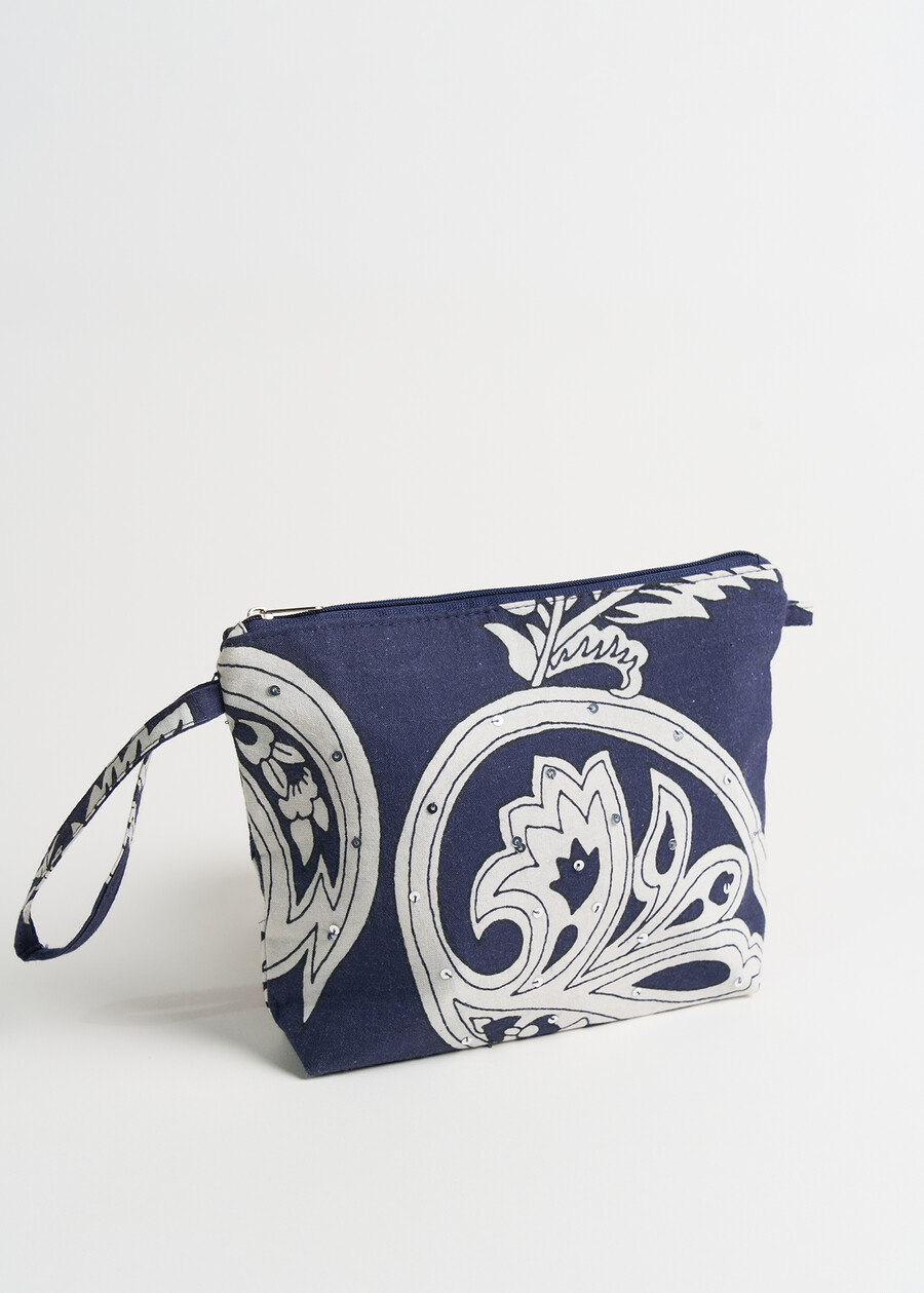 Beauty Bressa-A stampa cashmere BLU Donna , immagine n. 1