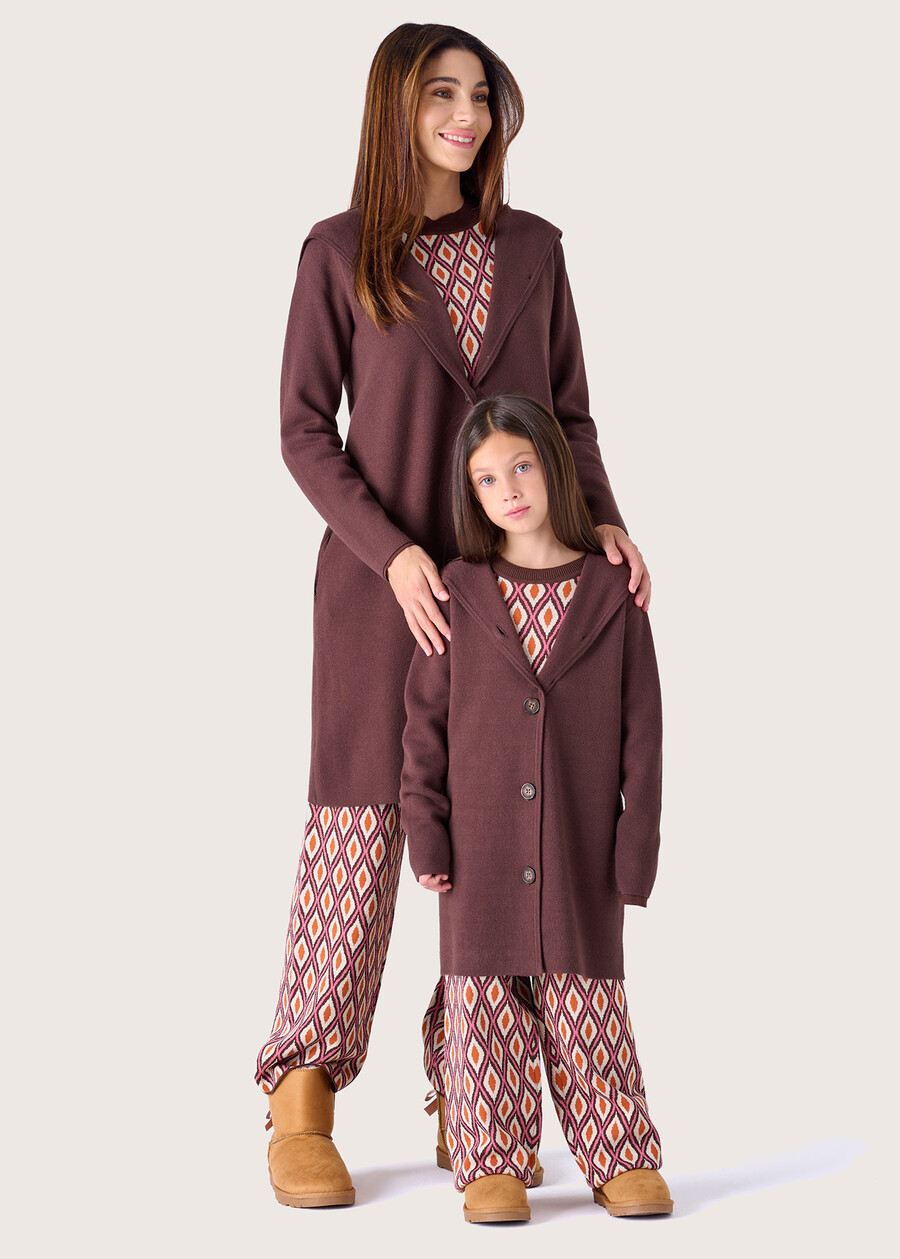 Cardigan Cecil da bimba MARRONE CASTAGNA Donna , immagine n. 5
