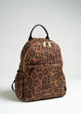 Kabaibel leopard print backpack MARRONE CARAMELLO Woman image number 1