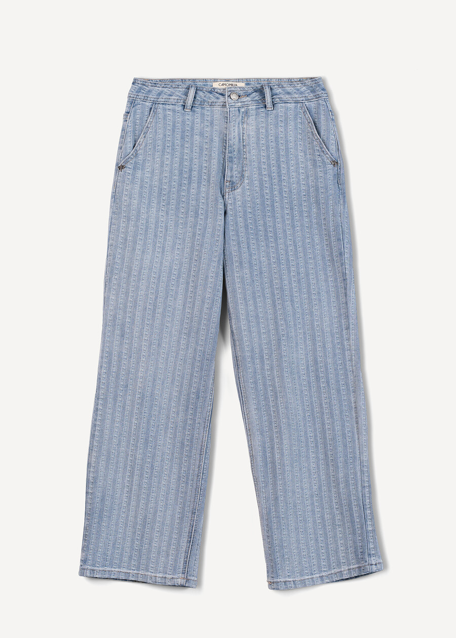 Pinocchietto Sara-J a righe DENIM LIGHT DENIM Donna , immagine n. 5