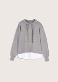Maglia Miriana con cappuccio GRIGIO DARKGREY Donna immagine n. 4
