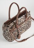 Belly Black animalier shopping bag NERO BLACK Woman image number 3