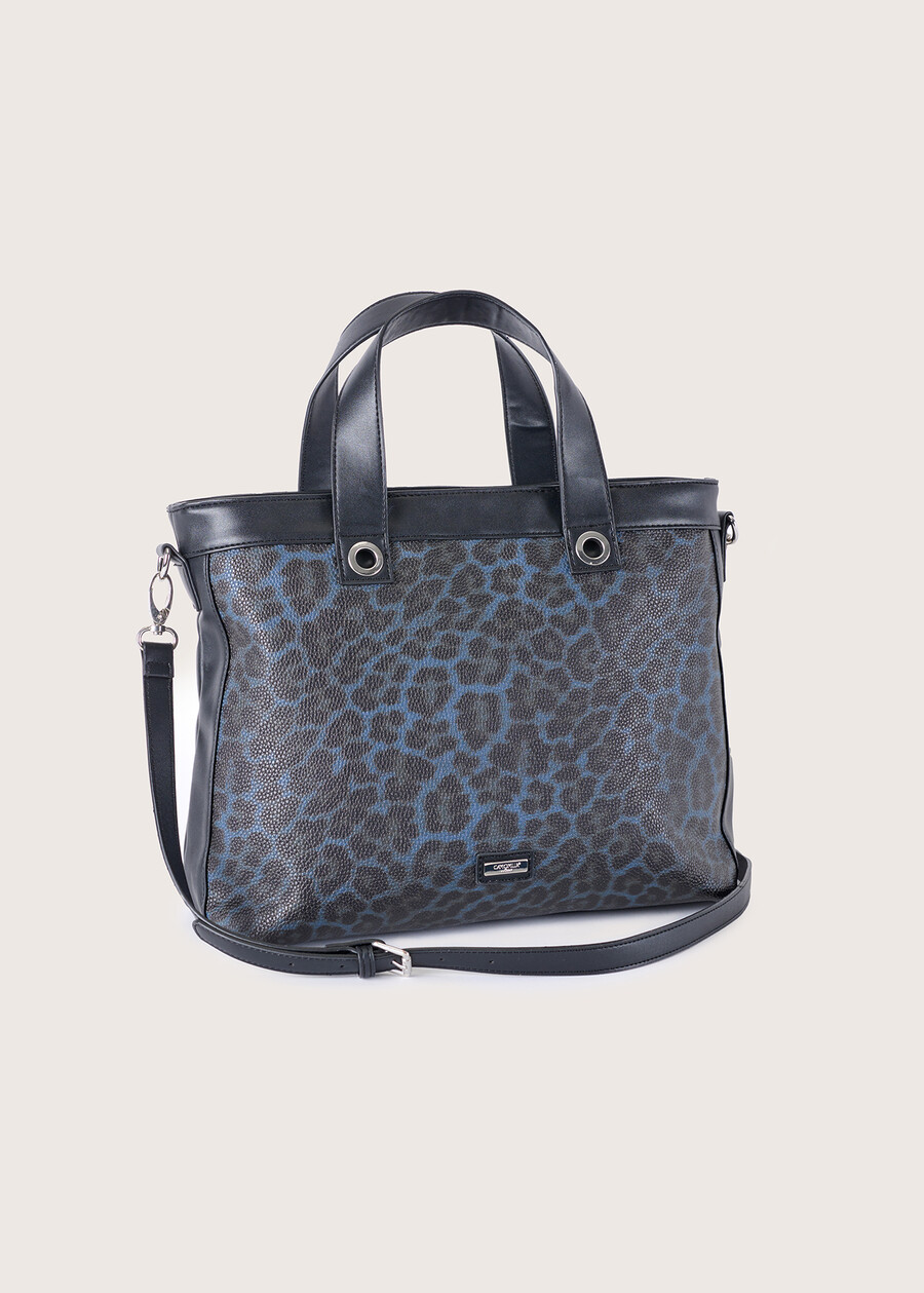 Bessiema eco-leather shopping bag NERO BLACKNERO BLACK Woman , image number 1