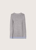 Maxi jersey with maxi lettering GRIGIO MEDIUM GREY Woman image number 5