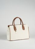Belly canvas shopping bag BEIGE LATTE Woman image number 4