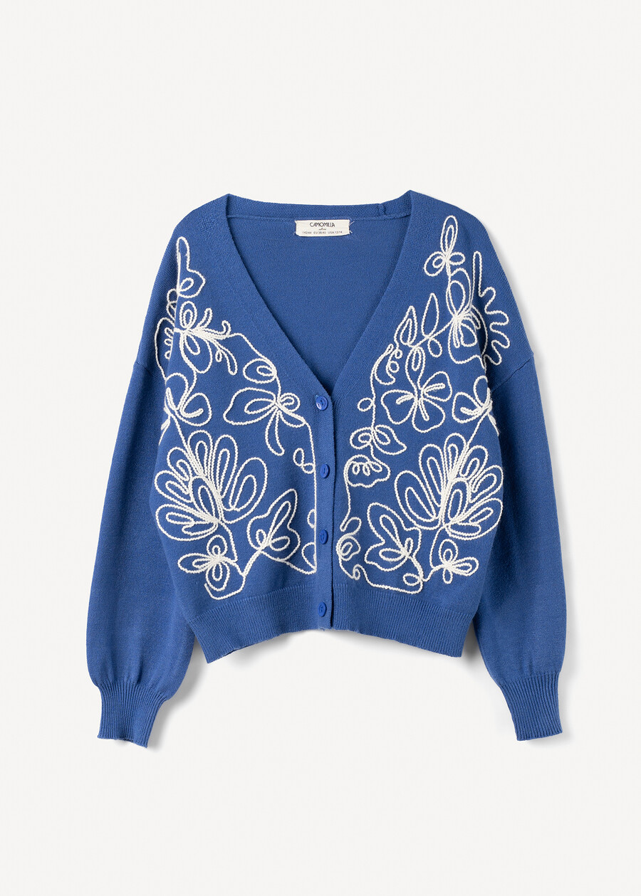 Cardigan Cross con ricamo frontale BLUBEIGE Donna , immagine n. 5