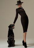 Miami knitted dress NERO BLACK Woman image number 1