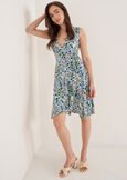 Alana Printed Dress VERDE Woman image number 1