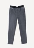 Kelly five-pocket jeggings GRIGIO GREYDENIM MEDIUM DENIM Woman image number 5