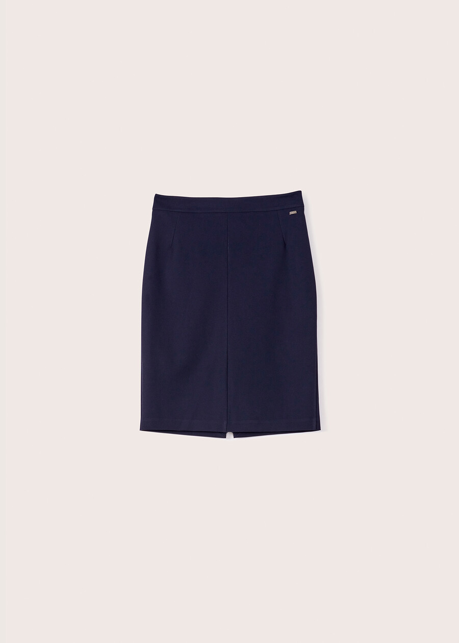 Gonna Gladys in tessuto tecnico NERO BLACKBEIGE GESSOBLU Donna , immagine n. 6