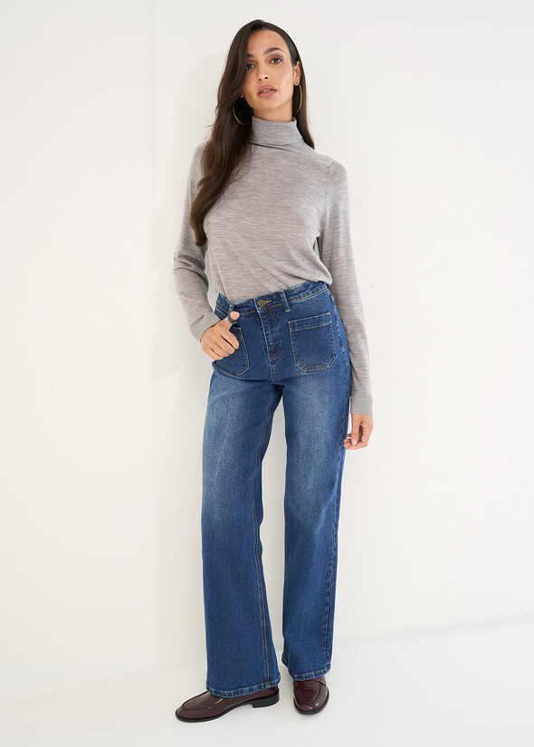 Jeans Dennis con dettagli maculati DDENM Donna null