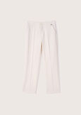 Trousers Alice in technical fabric NERO BLACKBEIGE GESSOBLU Woman image number 7
