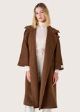 Cleope brown woolen coat MARRONE JAVA Woman image number 5