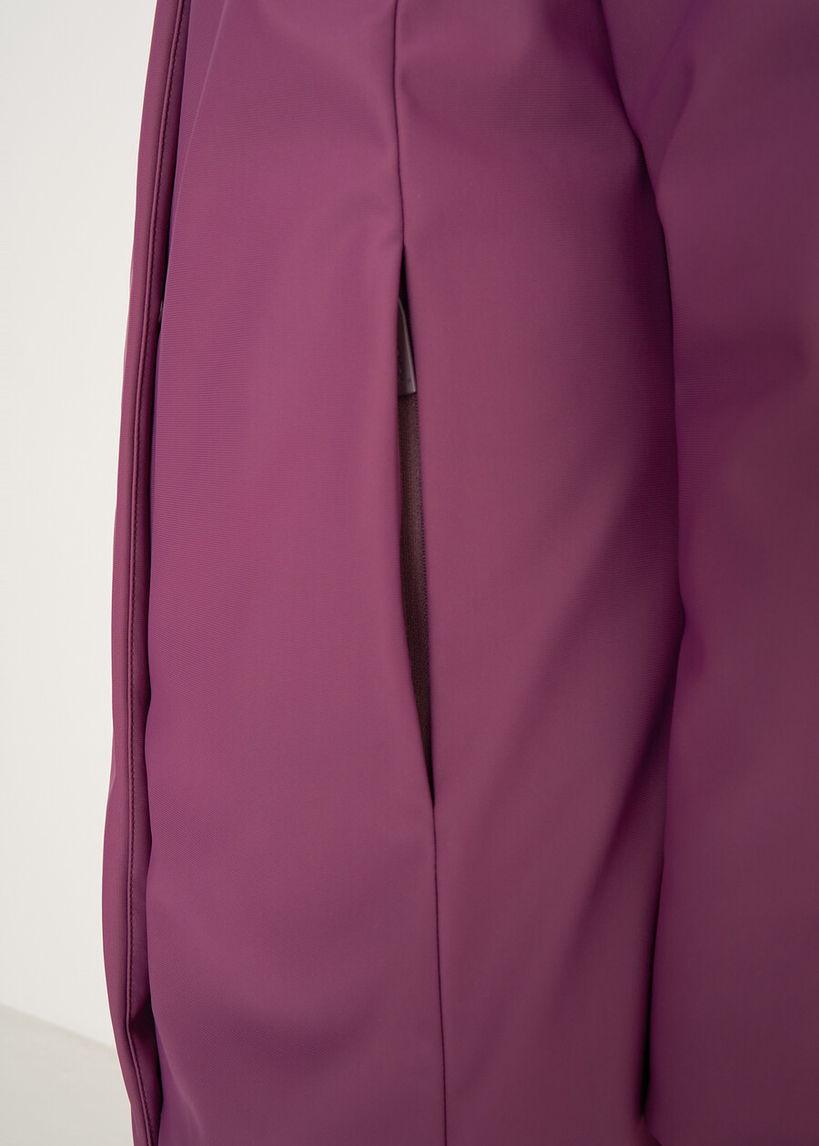 Piotr padded jacket with hood BLU MIDNIGHTVIOLA VINACCIA Woman , image number 6