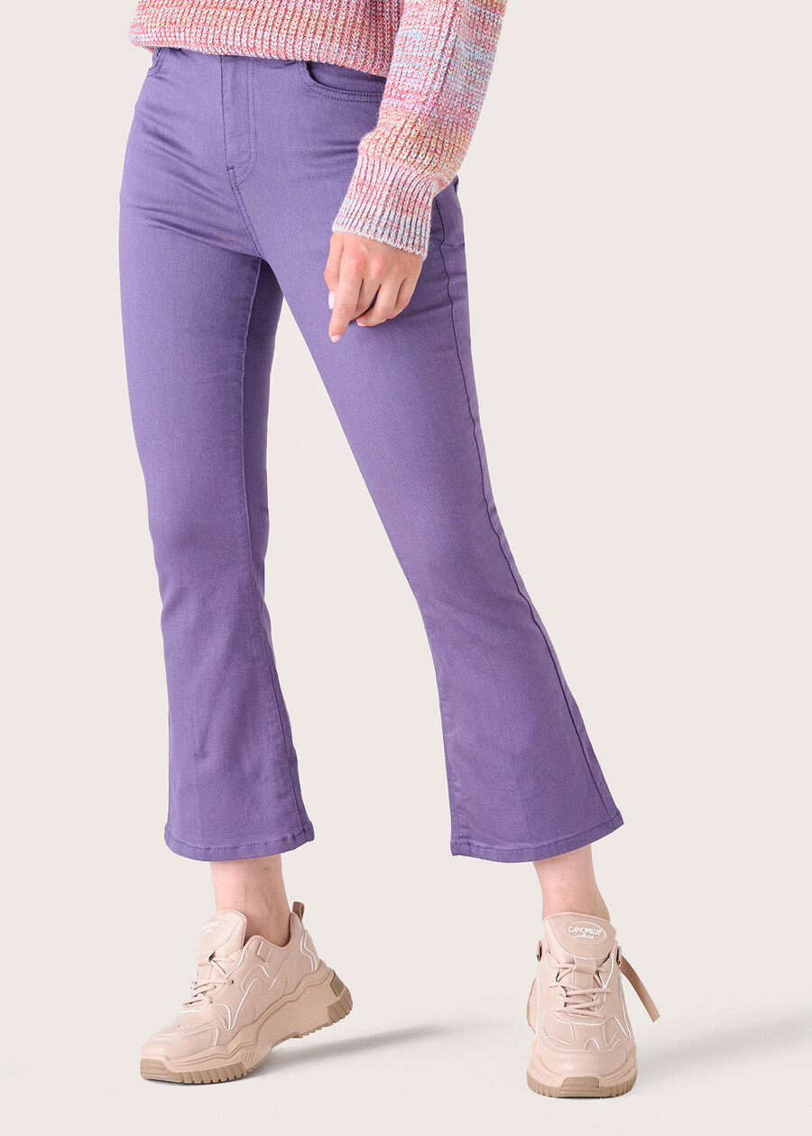 Derek denim trousers VIOLA CENERE Woman , image number 2