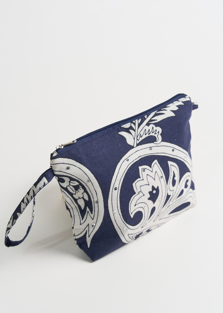 Beauty Bressa-A stampa cashmere BLU Donna , immagine n. 2