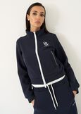 Fanny cropped sweatshirt BLU Woman image number 1