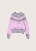 Maglioncino Mare fantasia norvegese GRIGIO LIGHT GREY Donna immagine n. 5