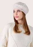 Basco Cylang con perle NERO BLACKBEIGE CREAM Donna immagine n. 1