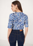Soraya printed T-shirt
 BEIGE LATTE Woman image number 3