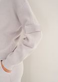 Monia sweater with sleeve pocket MARRONE CAFFEGRIGIO PERLA Woman image number 3
