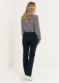 Pantaloni Pablos in cotone slim BLU Donna immagine n. 3