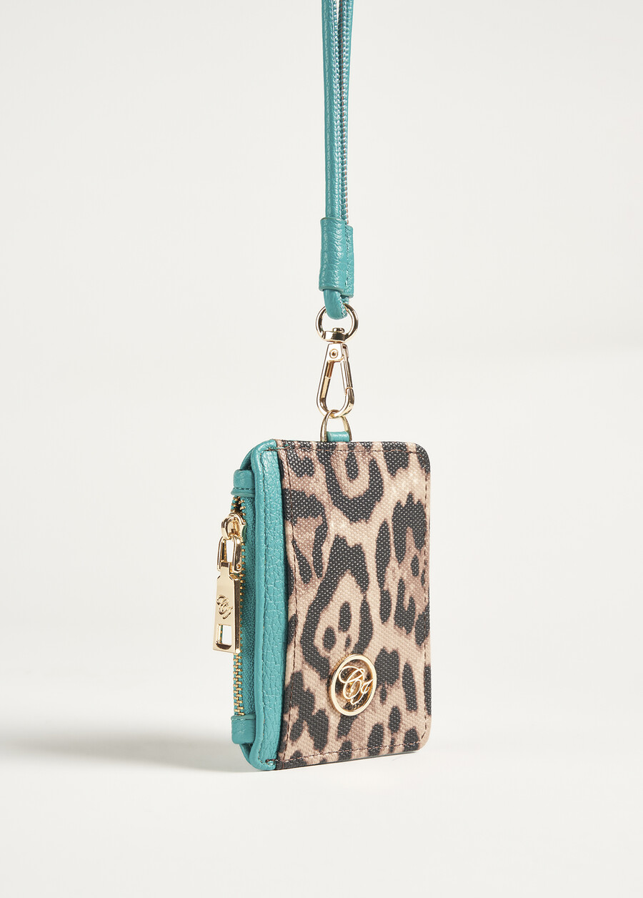Porta carte Camala in ecopelle BLUE TURCHESEVIOLA MULBERRY Donna , immagine n. 2