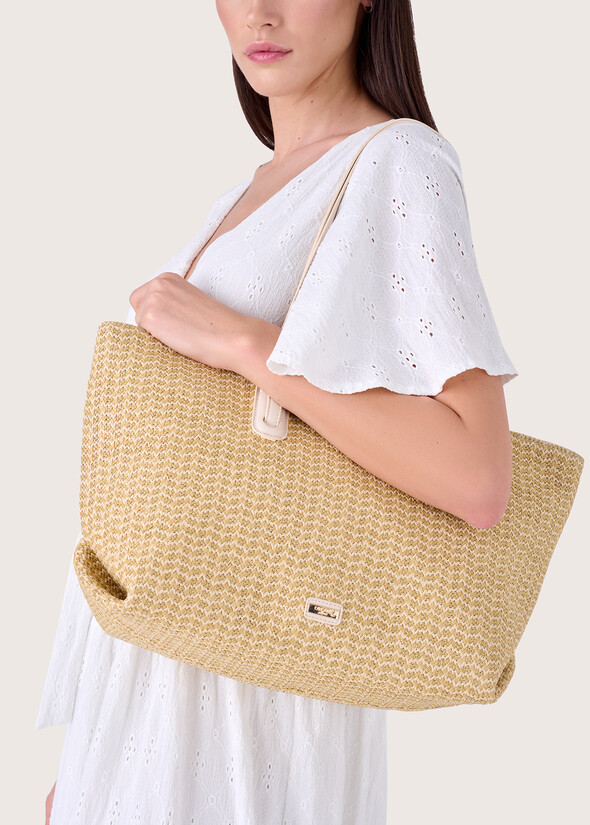 Borsa shopping Ballyt BEIGEBLU AVION Donna null