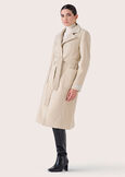 Cappotto Camillo in panno NERO BLACKBEIGE GREIGE Donna immagine n. 2