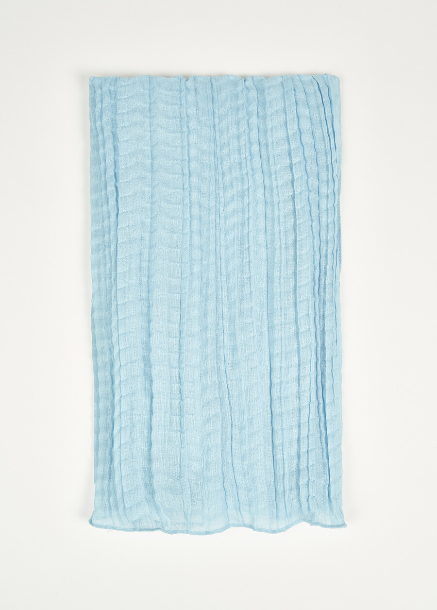 Sciarpa goffrata Strila GIALLOBLUE TURCHESE Donna , immagine n. 2