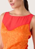 Top Emily in doppio tessuto ARANCIO SUNRISE Donna immagine n. 2