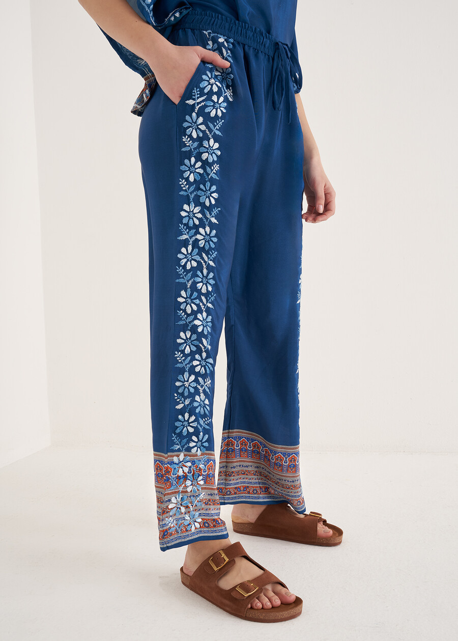 Pantaloni Paly Flare Fantasia BLU OTTANIO Donna , immagine n. 2
