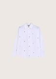 Clenny cotton shirt BIANCO WHITE Woman image number 4