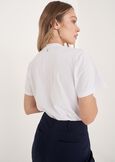 Sunrise T-Shirt with Crystals BLUBIANCO WHITE Woman image number 3