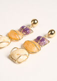 Gwen drop earrings with stones GOLD Woman image number 3