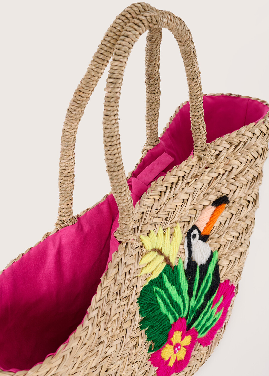 Borsa a cesta Benie in paglia  Donna , immagine n. 2