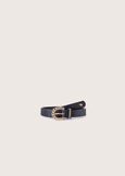 Camelia eco-leather belt NERO BLACK Woman image number 1