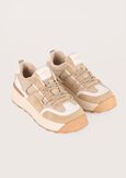 Scarpa sportiva Sheyla in ecopelle BEIGE TAUPE Donna immagine n. 1