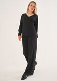 Pantalone Packer in jersey NERO BLACK Donna immagine n. 1