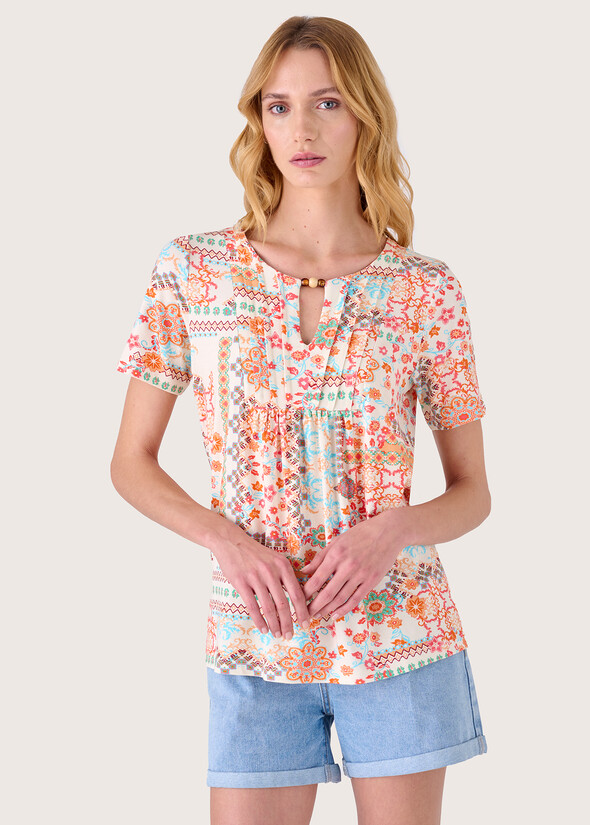T-shirt fantasia Sibilla ARANCIO SUNRISE Donna null