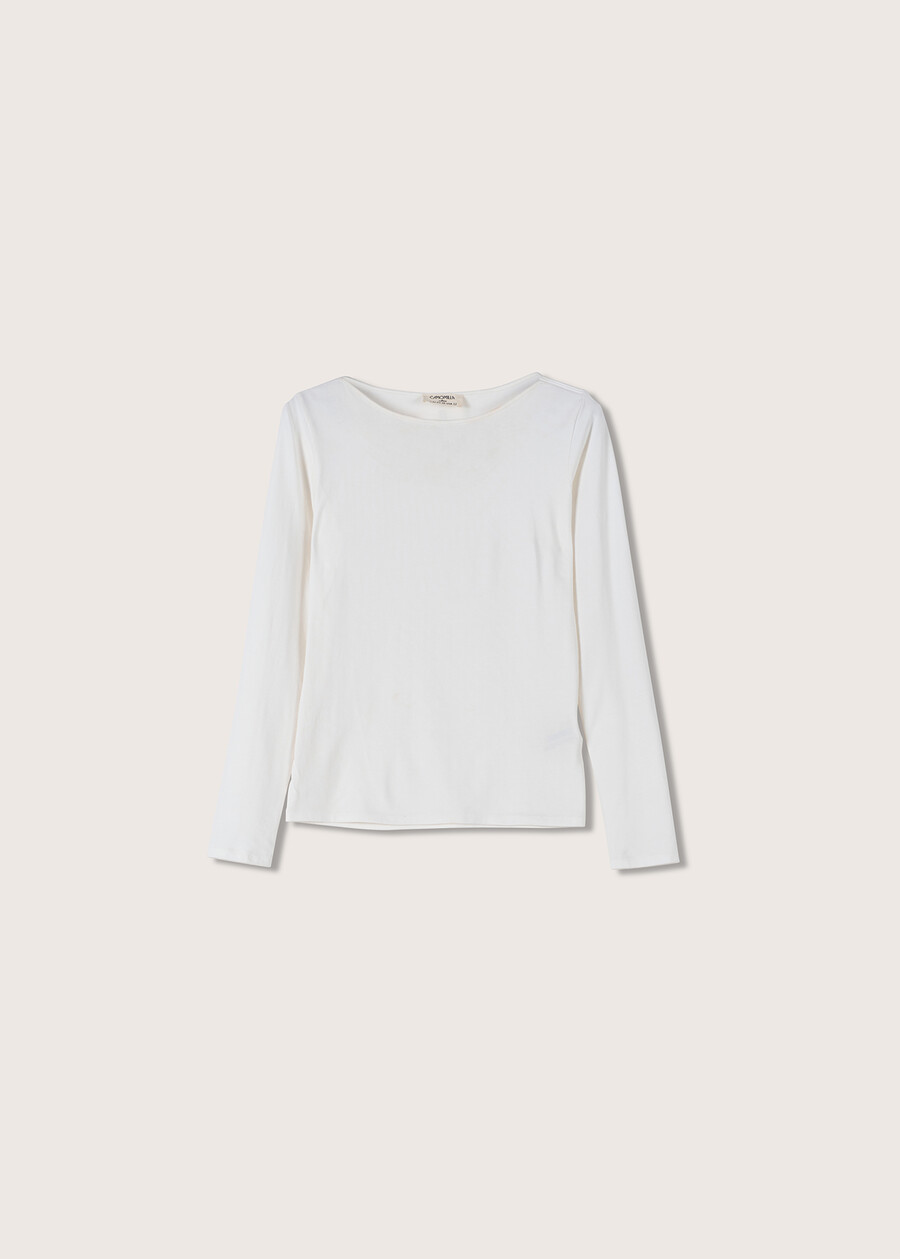 T-shirt Sabry in cotone NERO BLACKBIANCO WHITE Donna , immagine n. 4